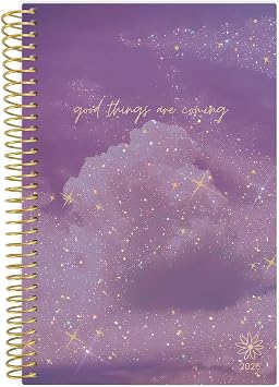 bloom daily planners 2026 Pocket Planner - 4 x 6 - January 2026 - December 2026 - MINI Weekly/Monthly Agenda Organizer & Calendar Book - Good Things Are Coming