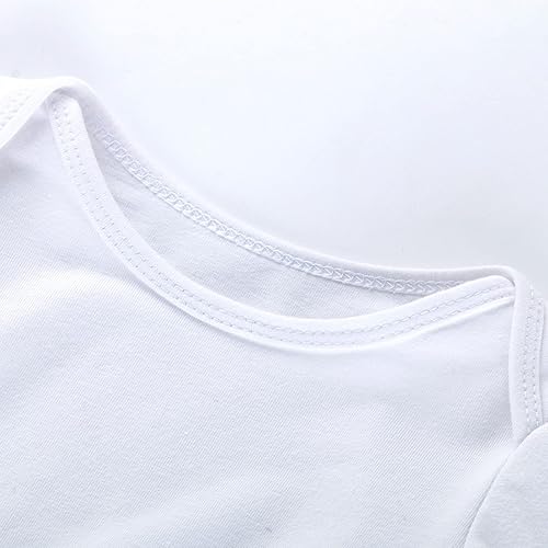 Miniatura 2 de TBUIALL Newborn Infant Baby Girls Heart Embroidery Long Sleeve Romper Bodysuit Tutu Tulle Skirt Fall Clothes for Teens