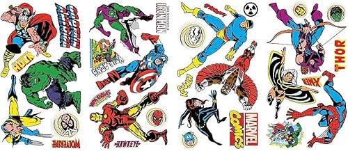 Miniatura 3 de RoomMates RoomMates, RMK11167RL - Papel tapiz clásico de Marvel Avengers