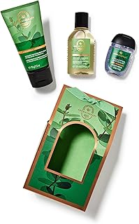 Bath and Body Works Aromatherapy Eucalyptus Spearmint Gift Set, 3-Piece Spa Collection with Body Cream, Bath Gel and Sanitiser-picture-39