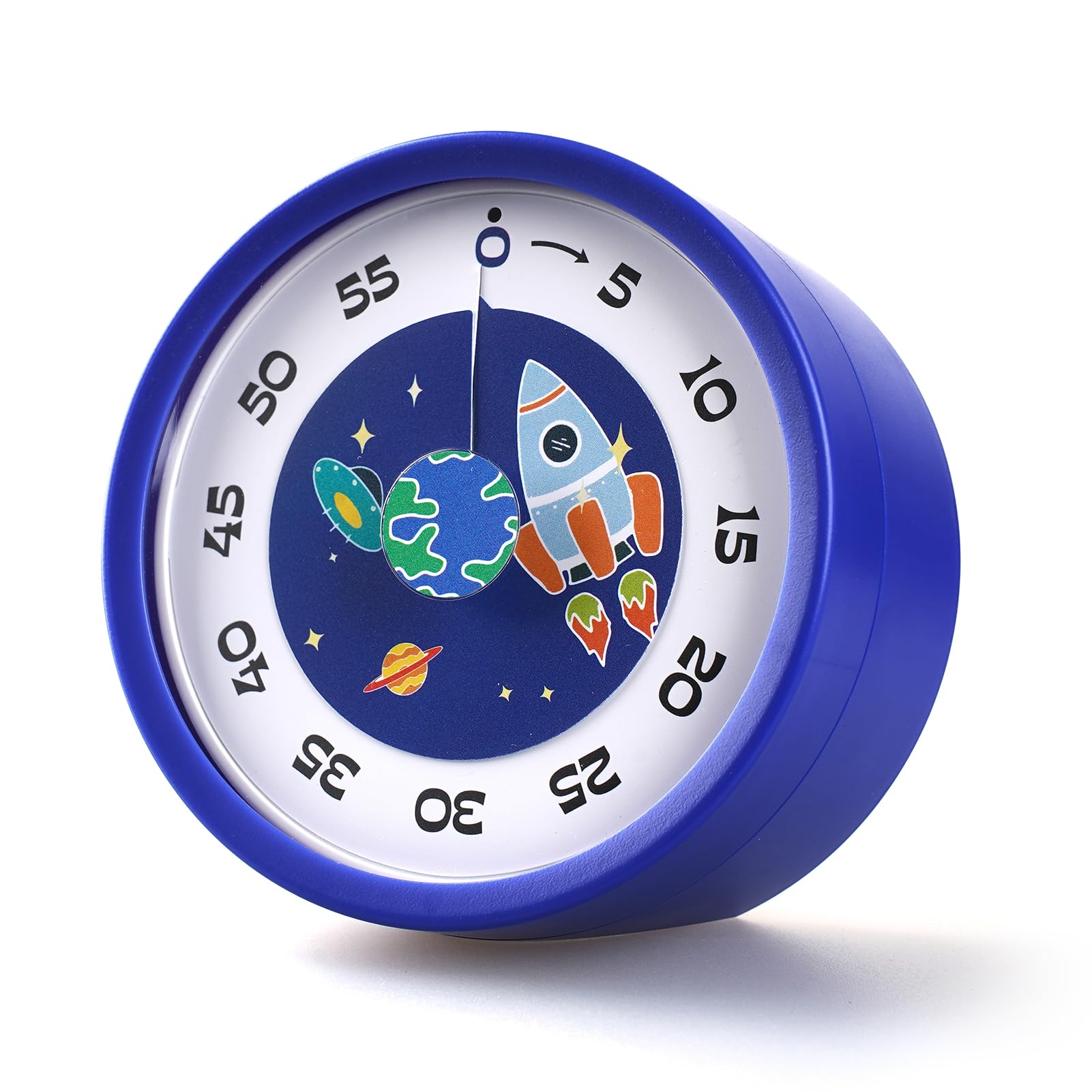 Voniobuy Visueller Timer für Kinder, 60-Minuten Countdown mit leisem Betrieb und Magnetrückseite – Für Lernen, Spielzeit und effektives Zeitmanagement