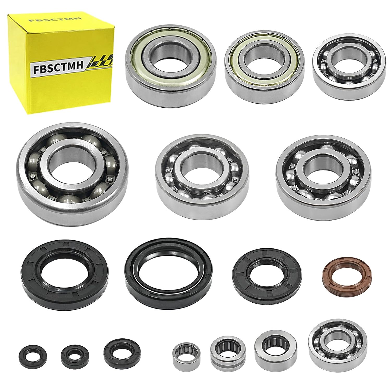 Engine Transmission Bearings Seals Kit for Yamaha Blaster200 YFS200 1988 1989-2006