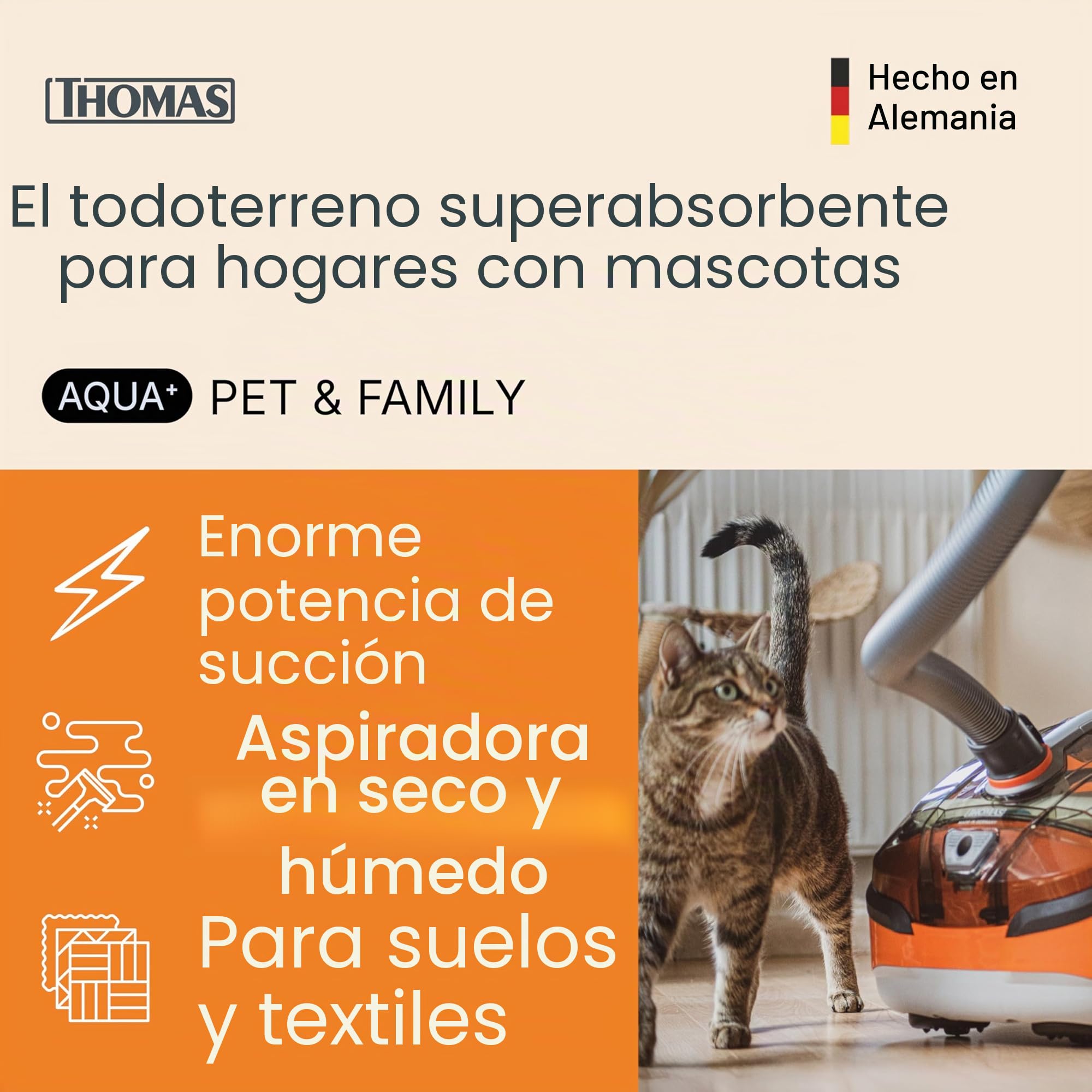 Thomas Pet & Family Aqua+ 788569 Aspiradora
