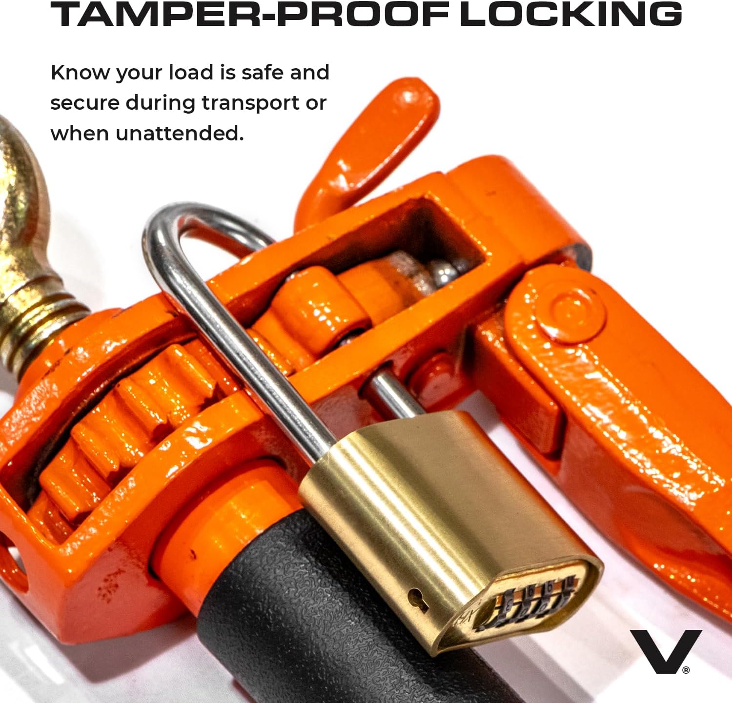 VULCAN Folding Handle Load Binder (Four Pack) with 2 Grab Hooks - Ratchet Style - 7100 Pound Safe Working Load (Works with 5/16 Inch or 3/8 Inch Grade 70 and Grade 80 Chain)