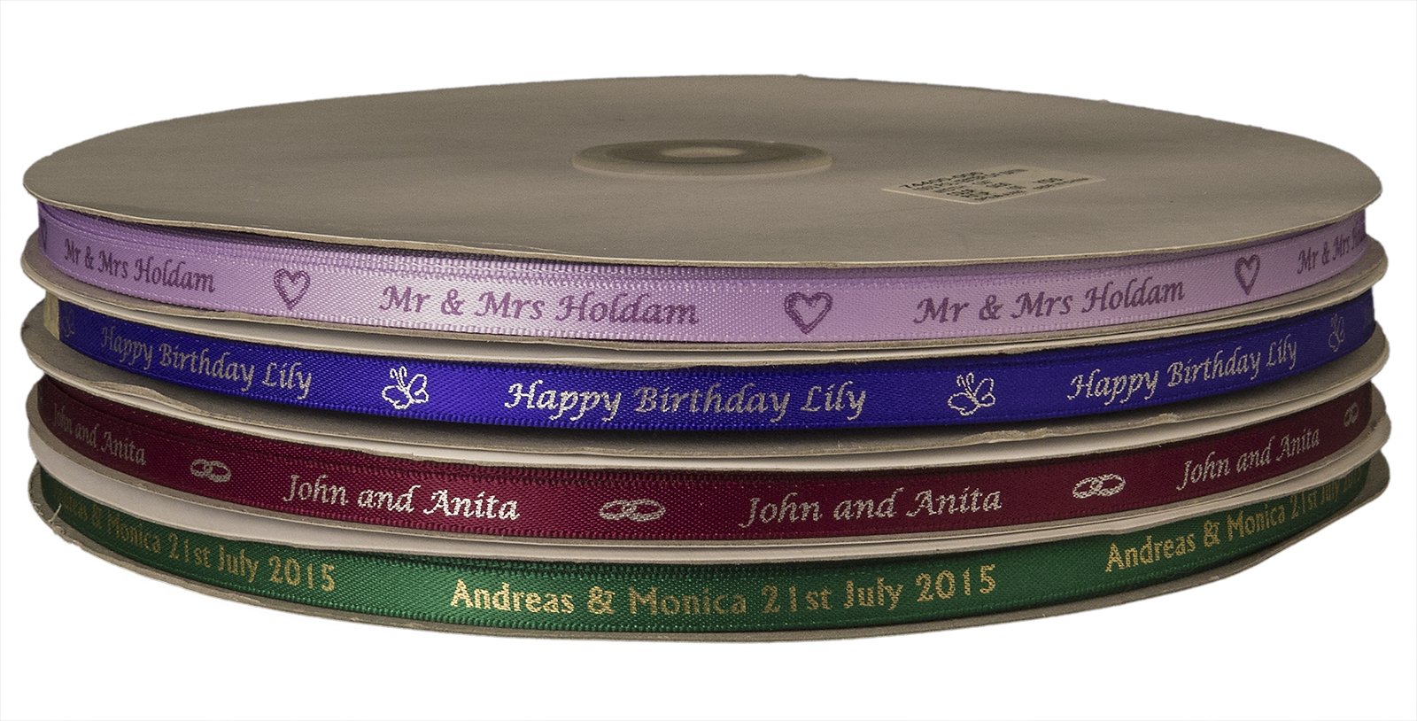 Personalised Ribbon 7mm x 20 metres