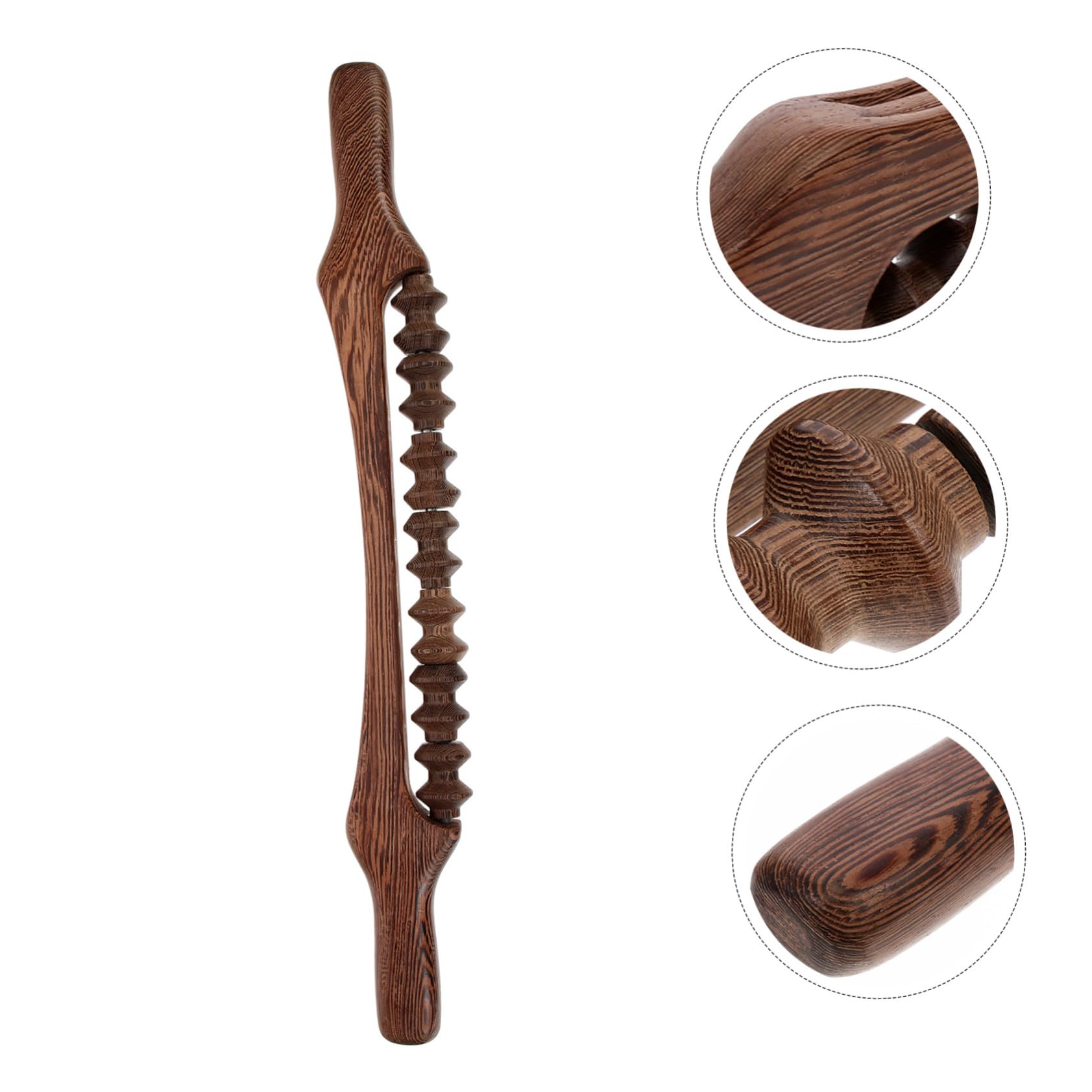 Masajeador de Madera Rodillo Diseño de Rueda para Espalda
