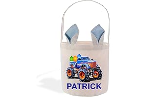 Personalized Monster Dump Truck Easter Basket