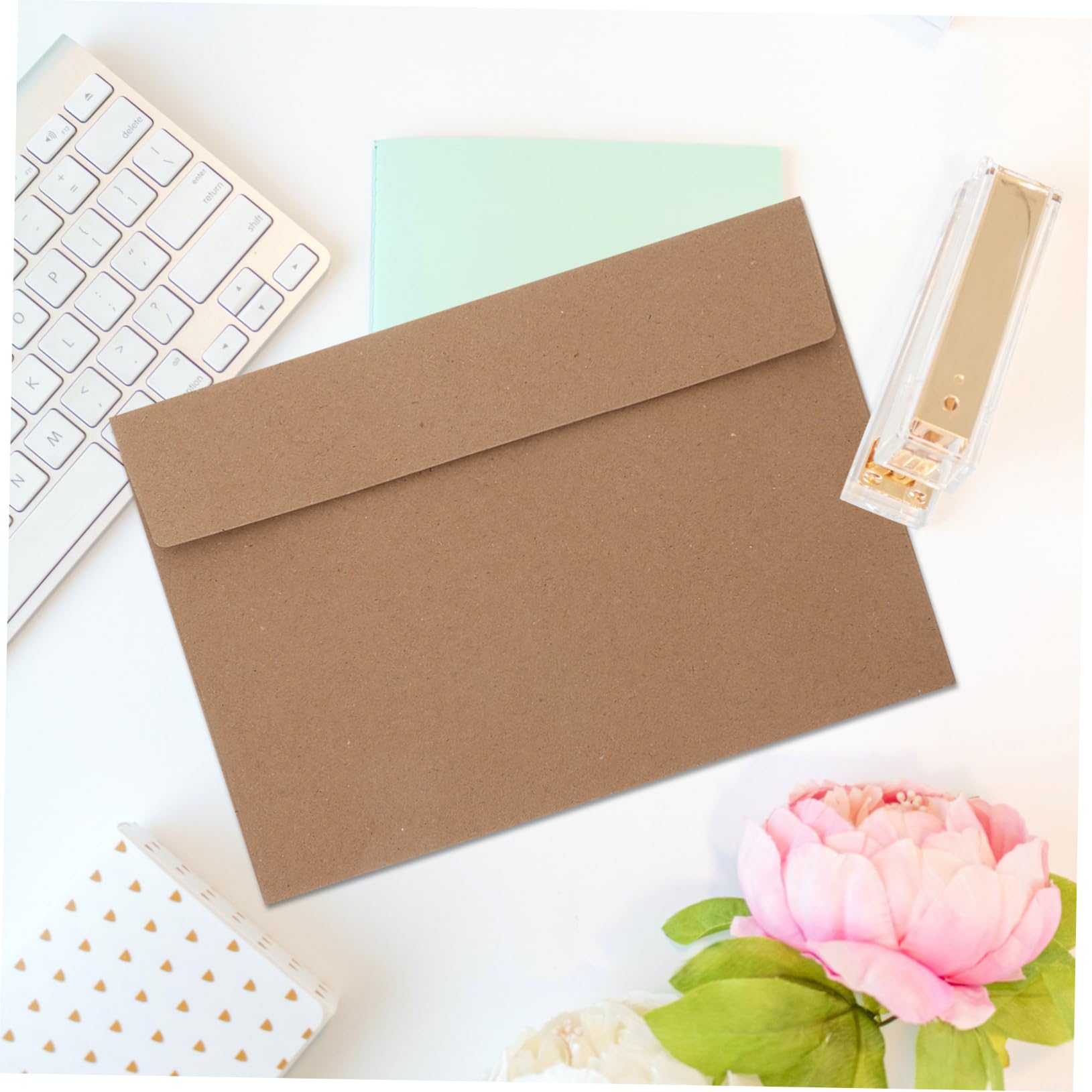 100Piezas Cubiertas de Carta de Autoadhesivas Uds Sobres de Papelería Invitaciones Bodas de Resistentes y Duraderos