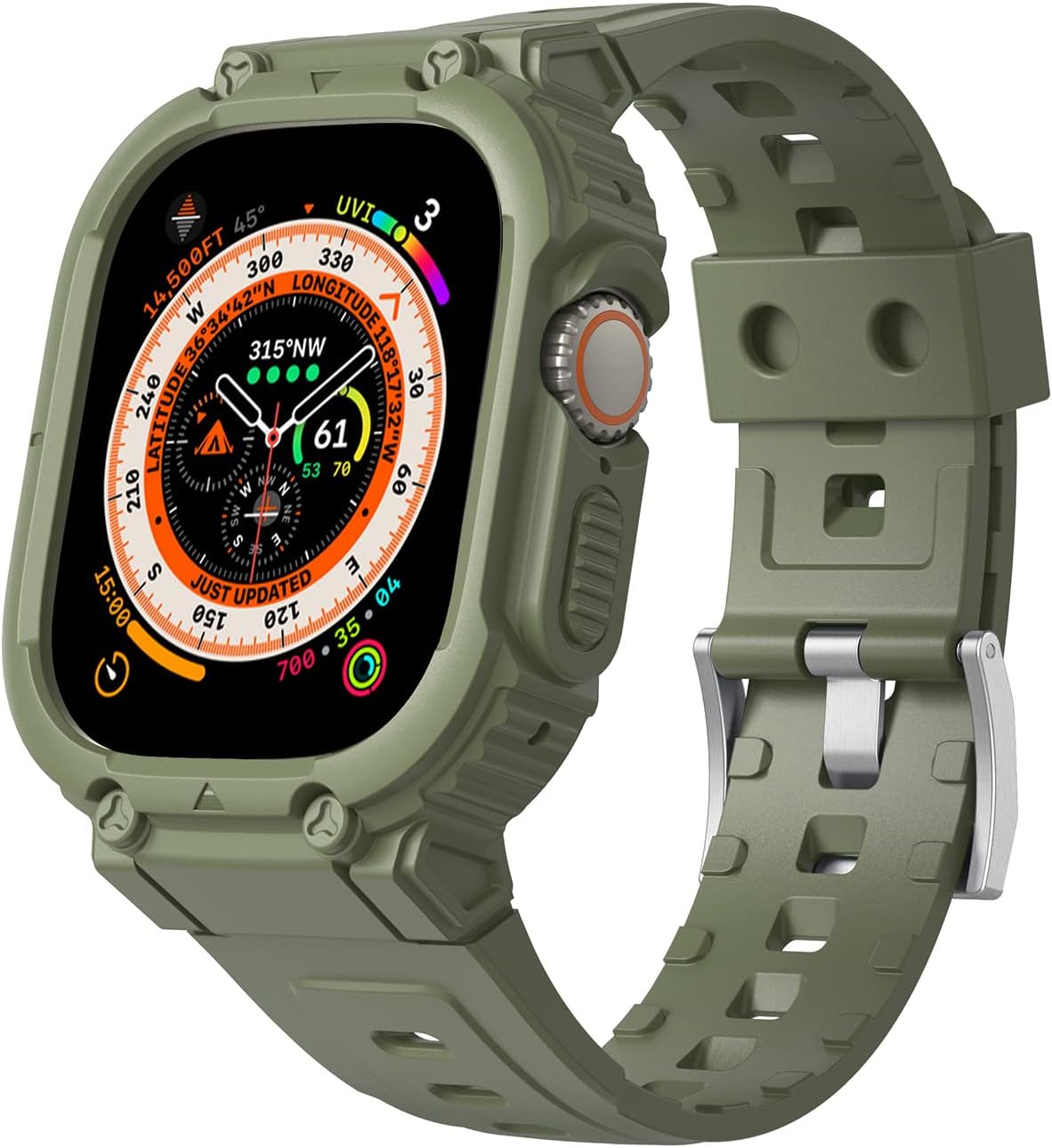 SPGUARD Screen Protector Compatible with Fossil Gen 5E Screen Protector, [3 Pack] Anti-Bubble Cover Screen Temped Glass Films for Fossil Men's Gen 5E/Fossil Women's Gen 5E Smartwatch