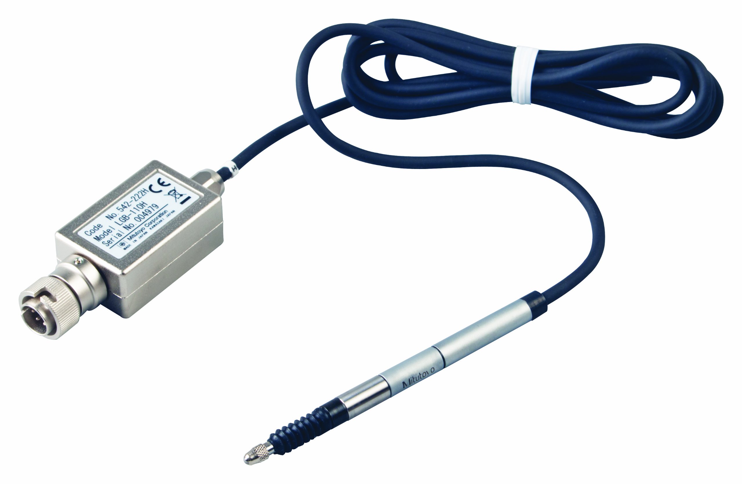 Mitutoyo 542-222H, Jauge linéaire LGB, Plage de 0-10 mm, Résolution 0,001 mm, Précision de 1 μm, Diamètre de la tige 8 mm