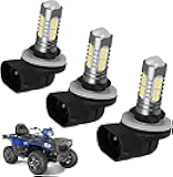 3Pcs 270W High Power LED Light Bulbs 6000K 4800LM Headlight Replacement for Polaris Sportsman ACE HAWKEYE MAGNUM RANGER RZR