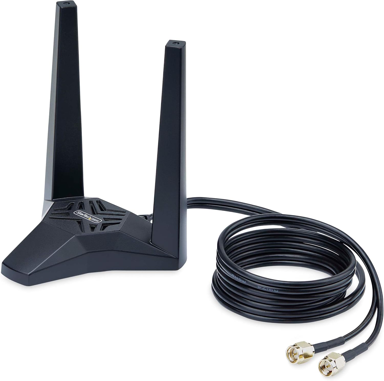 StarTech.com Wi-Fi 6E PCIe Network Card, Bluetooth 5.3, Magnetic Antenna Base, Tri-Band 802.11ax, AX5400 NIC, Windows/Linux