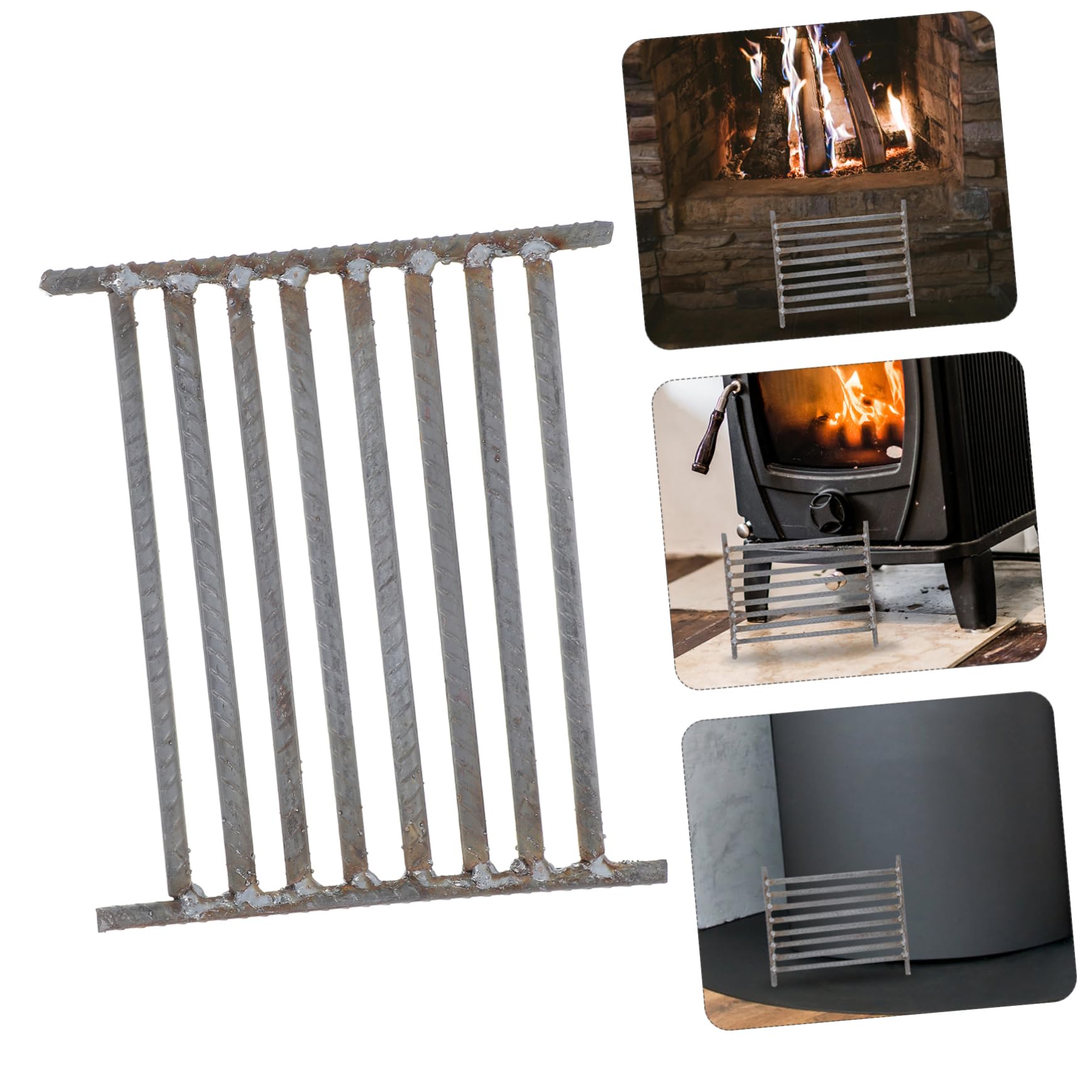 Grillmatte, Outdoor Camping Grill Kamin Grillrost Grau 24,5x22x1 cm
