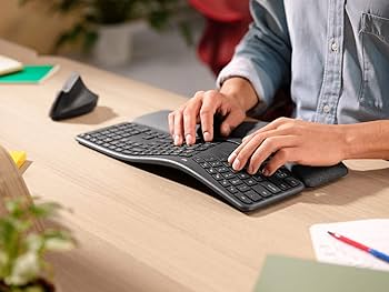 [新品]Logitech ERGO K860 キーボード　US配列 Amazon.co.jp：Logitech Ergo K860 Wireless Ergonomic Keyboard with