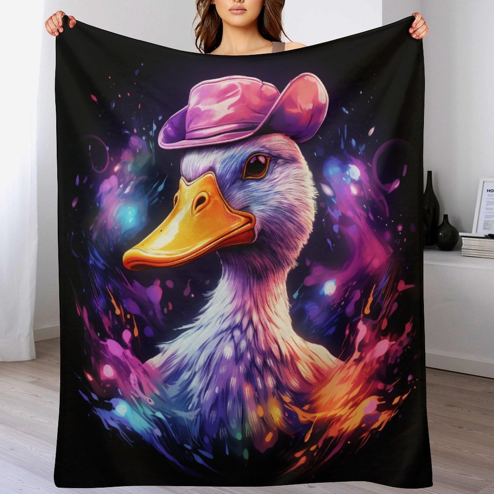 Couverture canard lavable en machine pour en finir avec les plaids rêches qui perdent leur douceur