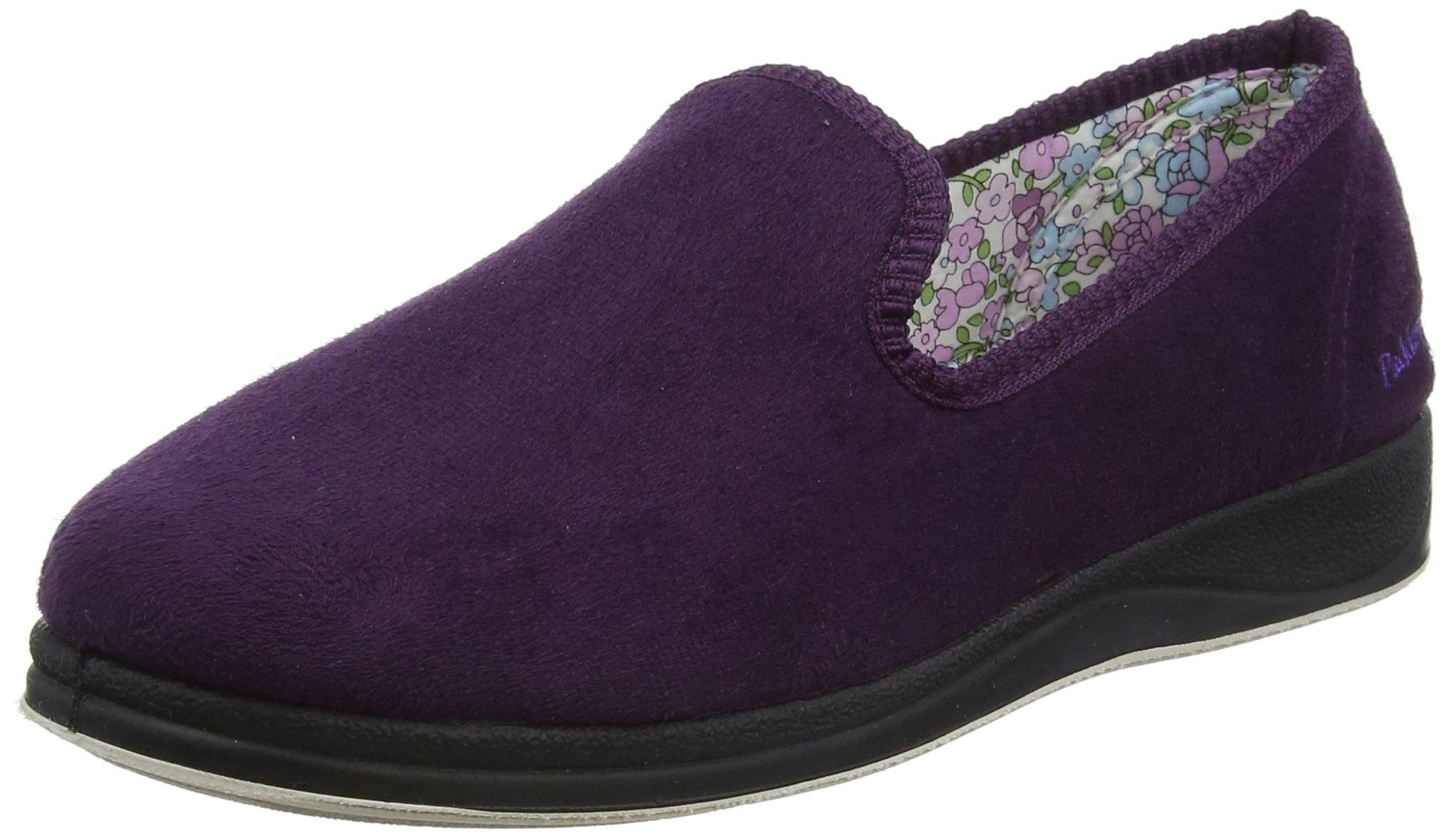 PaddersRepose EE Wide Fitting Womens Memory Foam Slippers, Beiges, 0 UK Wide