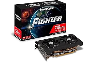 PowerColor Fighter - AMD Radeon RX 6500 XT 4GB GDDR6 Gaming Graphics Card