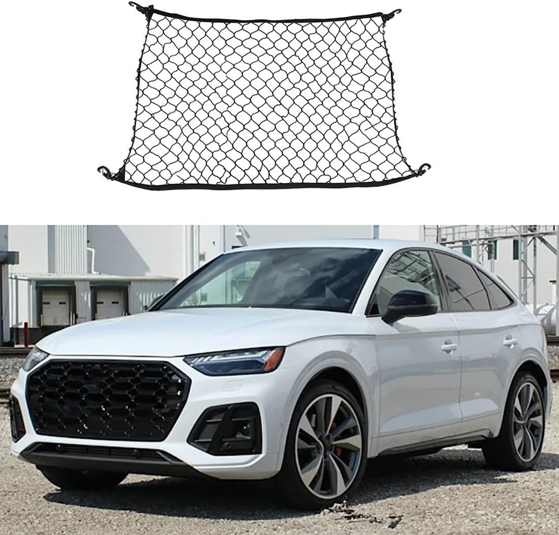 Trunk Cargo Net Elastic Mesh Large Capacity for Q5 MK2 80A 2018-2023