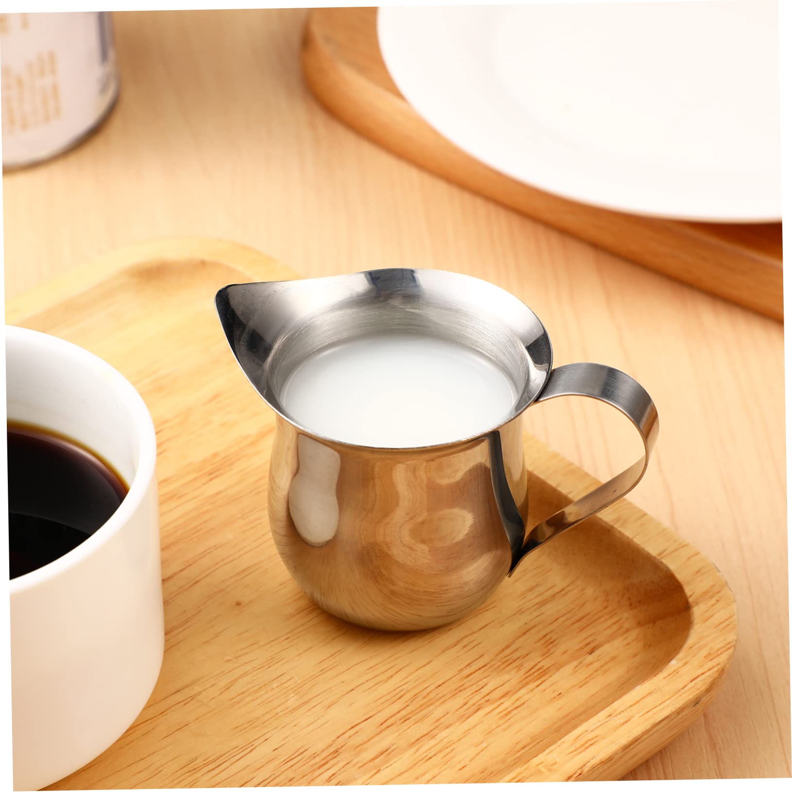 YARNOW 9piezas Jarra Espumadora De Leche Inoxidable Taza Pequeña Para Café Espresso y Espumado De Leche