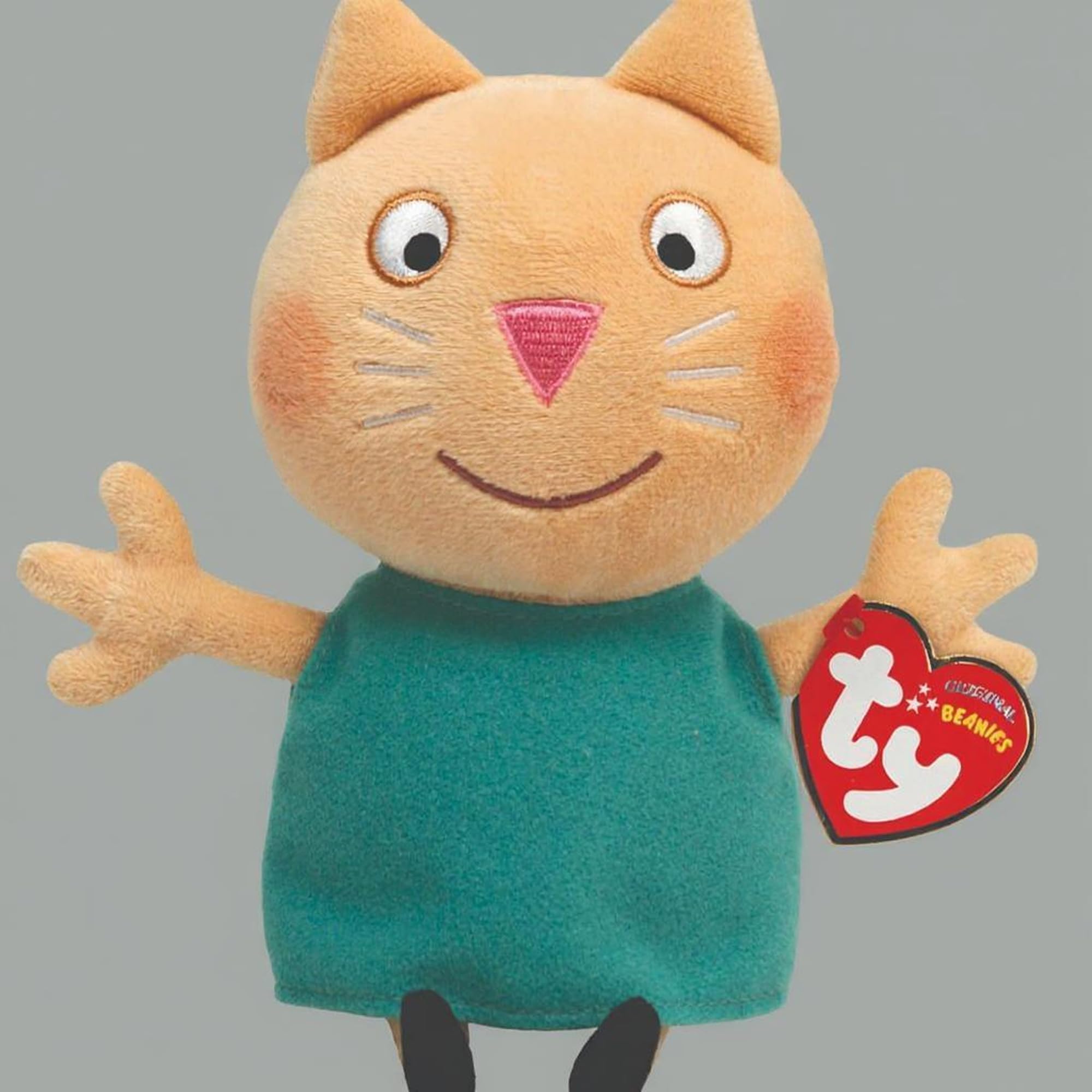 TY Peppa Pig Beanies 6-Teile-Set – Peppa, George, Rebecca, Freddy, Candy und Emily – Weiches Plüschtier für Kinder – Sammelbare Stofftier Plüschtiere – Kuschelige Spielzeuge für Kinder