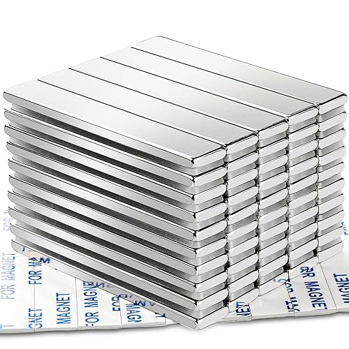 Vista 16 de DIYMAG Imanes de barra de neodimio fuertes, imanes de tierras raras con adhesivo de doble cara, imán resistente perfecto para cocina, bricolaje