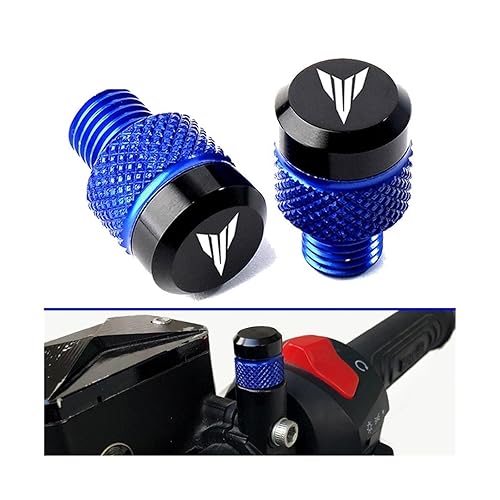 Miniatura 3 de M10 x 1.25 Tornillos de tapa de orificio de espejo compatibles con MT 09 07 10 MT07 2022 MT09 SP MT10 MT25 motocicleta aluminio MT-07 FZ07 (color