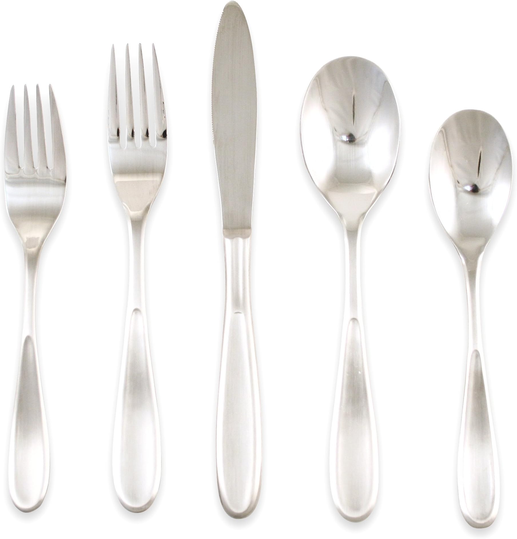 Hampton Forge Silversmiths Messina Satin 20-Piece Flatware Set, 236B0202PH