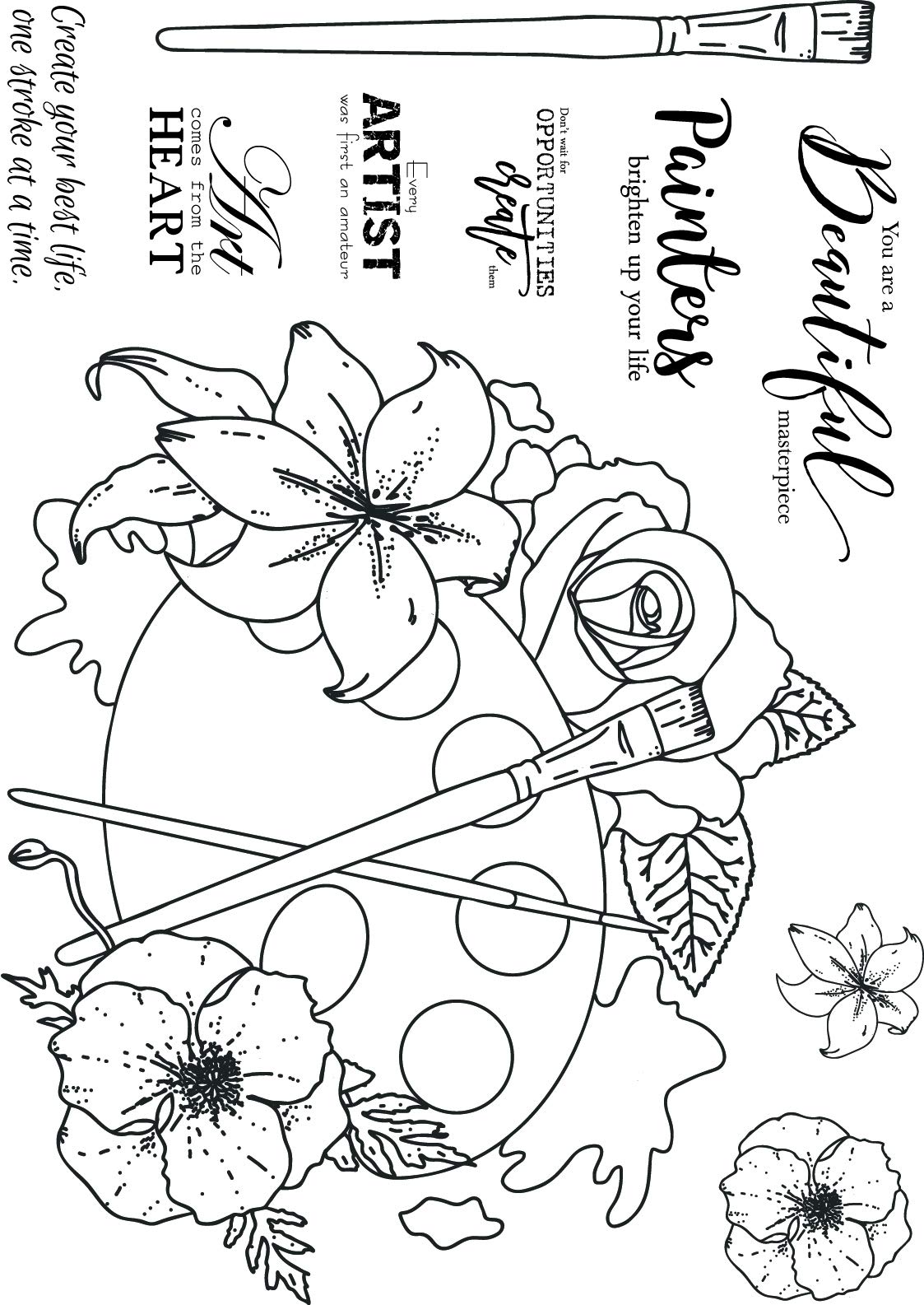 Sharon Callis Crafts Clear Stamps, Polymer, A6
