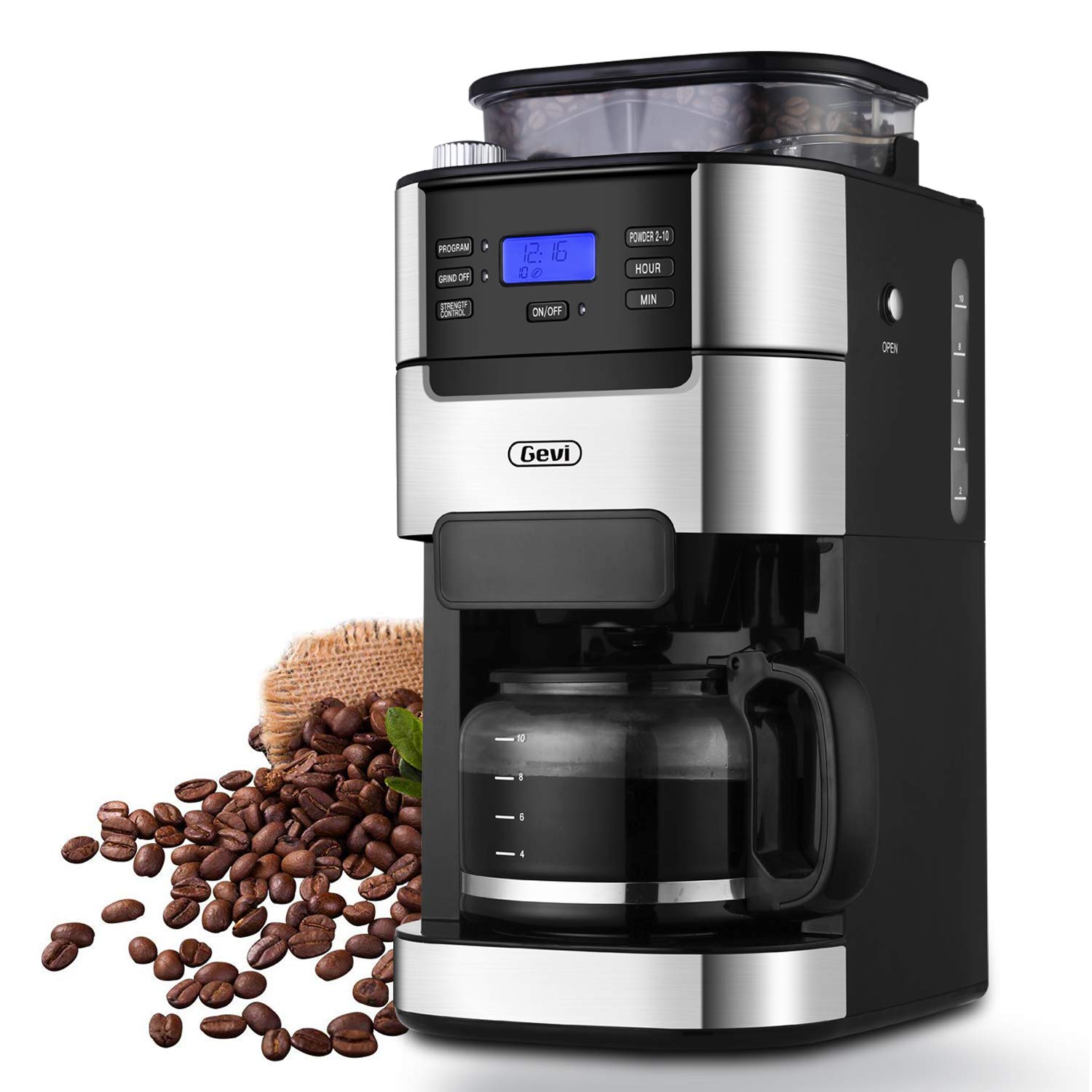 Espresso Machines 15 Bar Cappuccino Machine with Adjustment Milk Frother for Espresso, Latte and Mocha, 1.5L Removable Water Tank and Double Temperature Control System, Black, 1100W