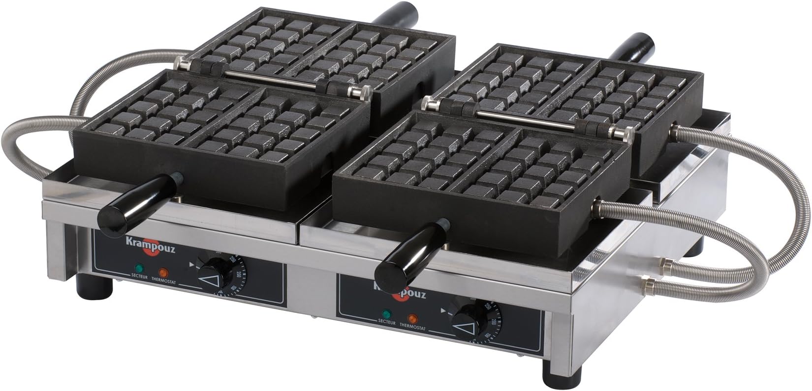 Professional Waffle maker 180 ° 4 waffles - 4 x 7 Liège