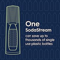 Vista 9 de SodaStream Terra Sparkling Water Maker Bundle in Black - includes 3-Pack CO2 and Carbonating Bottle