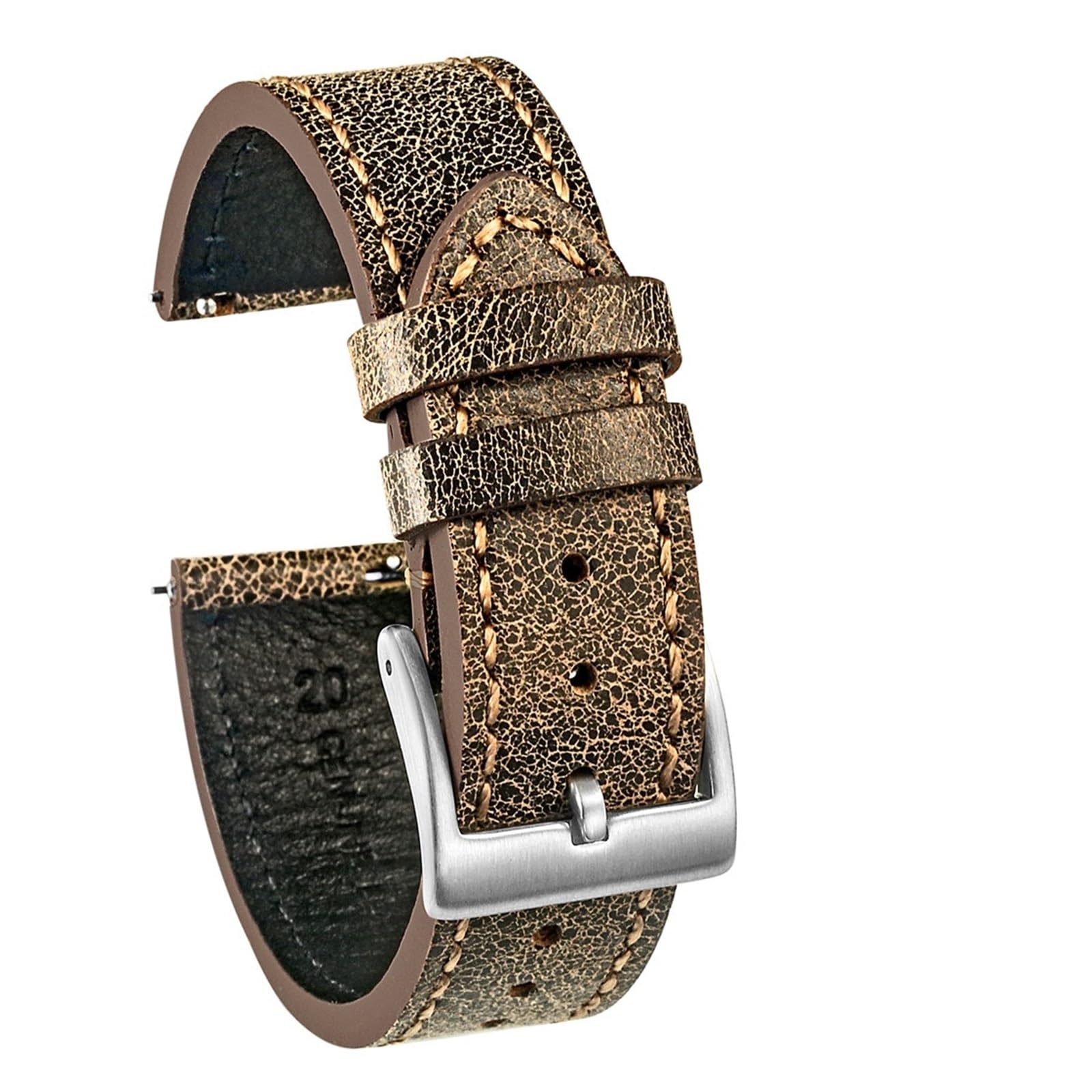Uhrenarmband， Schnellverschluss-Lederarmbänder for italienische Uhren