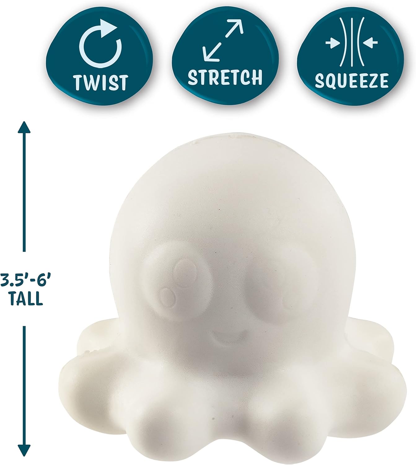 Jumbo Animal Squishies Bundle 16 Pack (8 Sea Creatures & 8 Garden Critters) - White Kawaii Scented Slow Rising Squishy Toys, Stress Relief Set, Arts & Crafts, Birthday Activity, Creative Paint Project