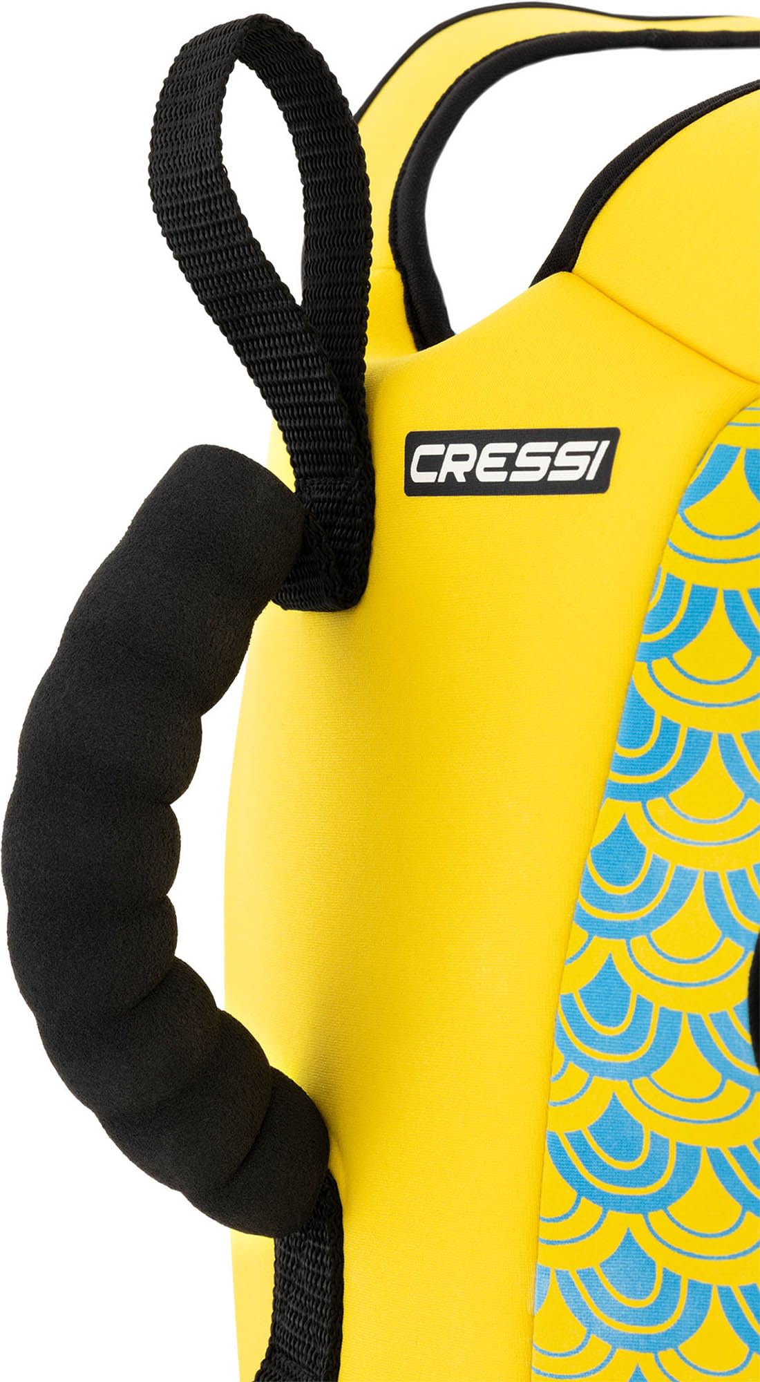 CRESSI Little Turtle Neoprene Swim Vest - Gilet de Natation pour Enfants Équipé de Deux Poignées - Une Aide Excellente pour Flotter et Garder l'Équilibre dans l'eau