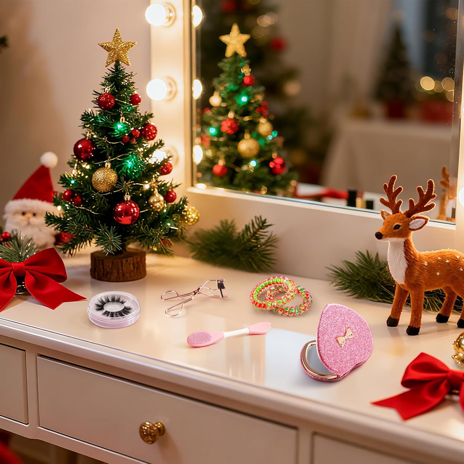 Christmas Gifts for Women, Christmas 24 Pieces Beauty Fashion and Jewelry Bath Sets for Adult, Mom, Sister, Girl.Advent Calendar 2025 for Adult Women, Surprise Gift Baskets for Wife, Sister, Girls - Image 6