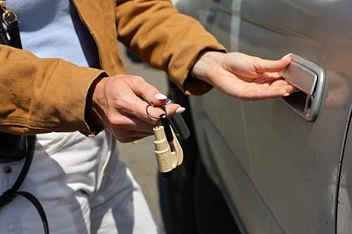 Vista 39 de Resqme, Llavero de Auto Original con Herramienta de Escape, Fabricado en EE. UU. (Azul), individual paquete de, Anaranjado