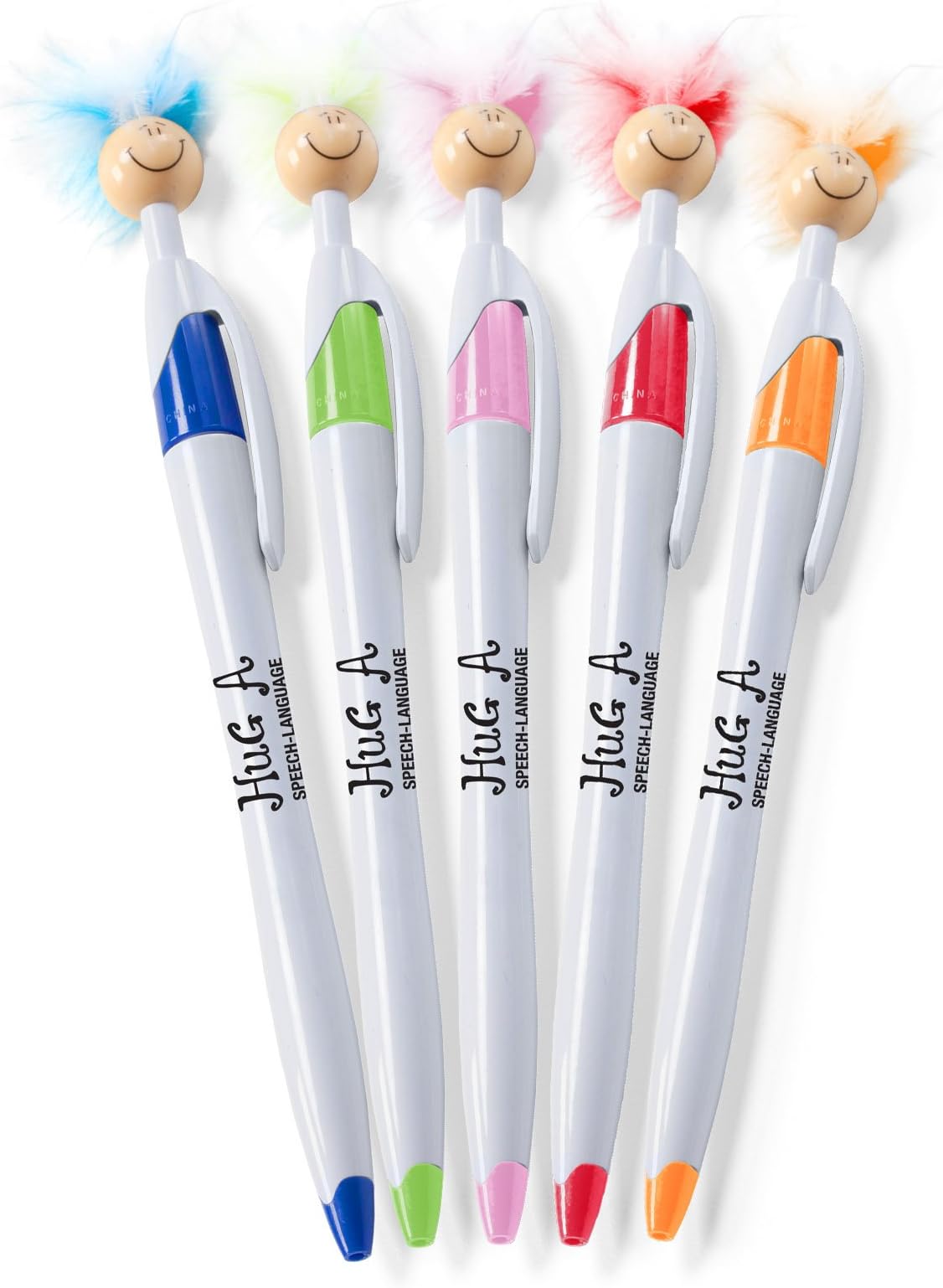 “Hug a Speech-Language Pathologist!” Wild Smilez Pens – Pack of Five