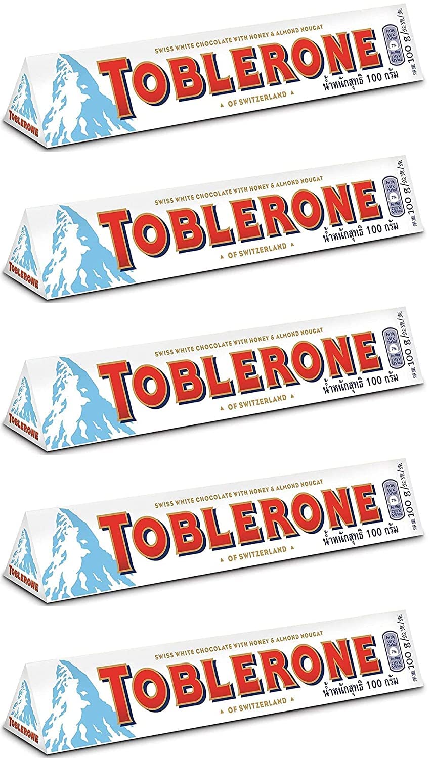 See full amazon price history chart for Toblerone Swiss White Chocolate Honey and Almond Nougat 100g (Pack of 5) Toblerone Swiss White Chocolate Honey and Almond Nougat 100g (Pack of 5) (B0C3YN8JHZ) Amazon Price History, Amazon Price Tracker