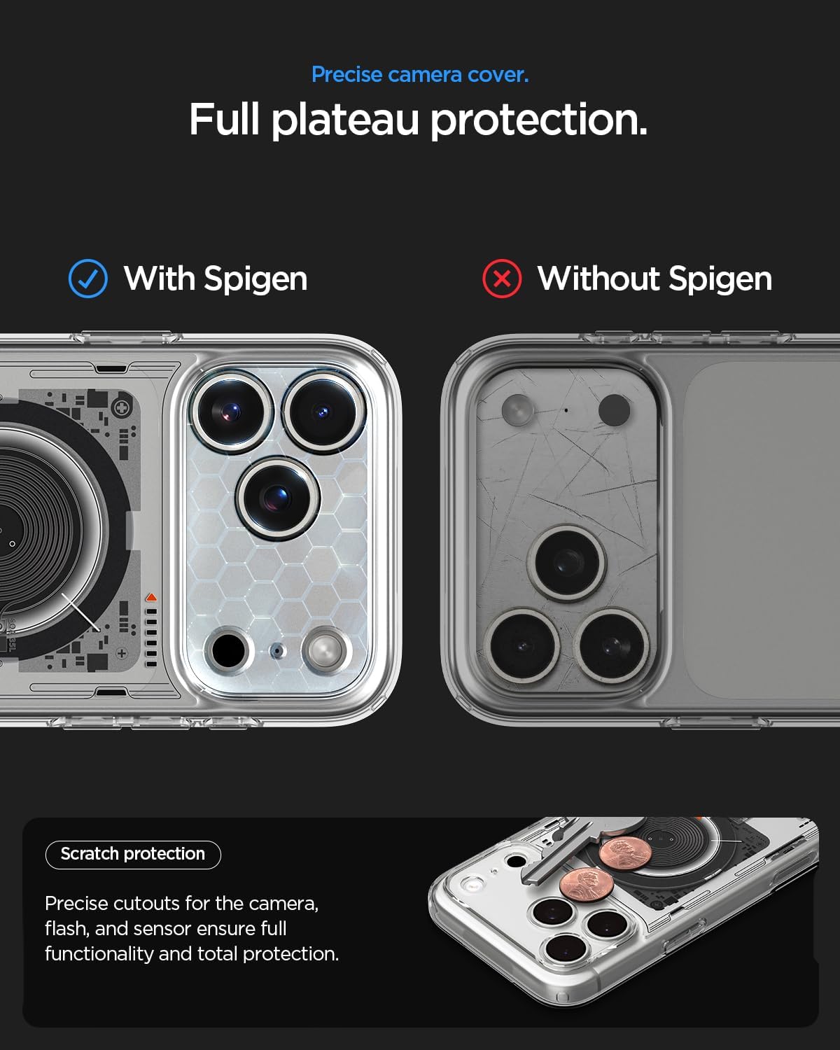 Spigen Ultra Hybrid MagFit Direct Digital Printing Case for iPhone 17 Pro Max [Custom Design][Compatible with Magsafe] - Neo One - Image 5