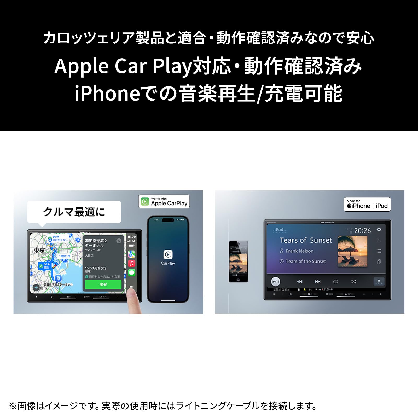 Amazon.co.jp: Pioneer USB変換ケーブルセット CD-IU021 iPhone/iPod用