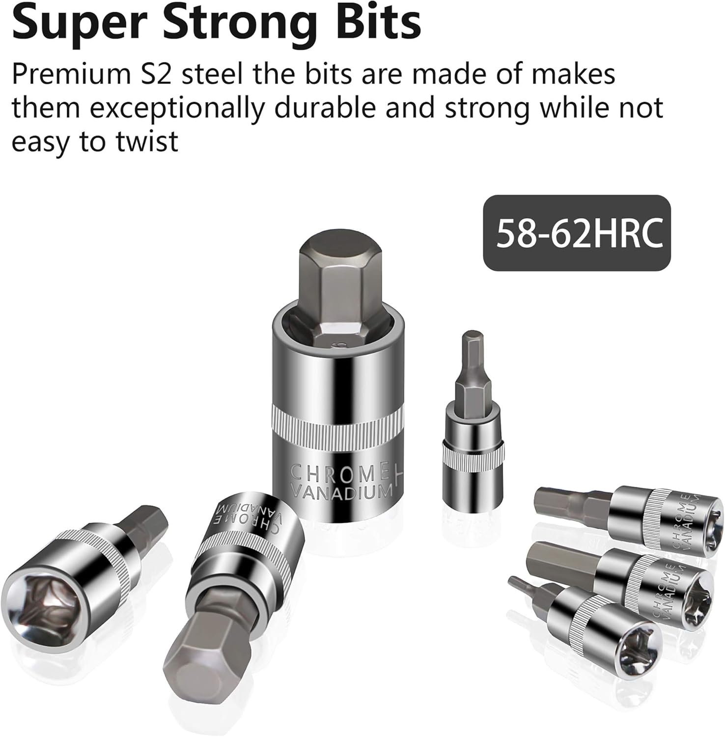 MULWARK 51PC Security Torx Bit & Metric Allen Socket Set – Tamper-Proof Star Bits & High-Torque Hex Socket Set for Automotive, Bikes, Motorcycles & DIY Repairs