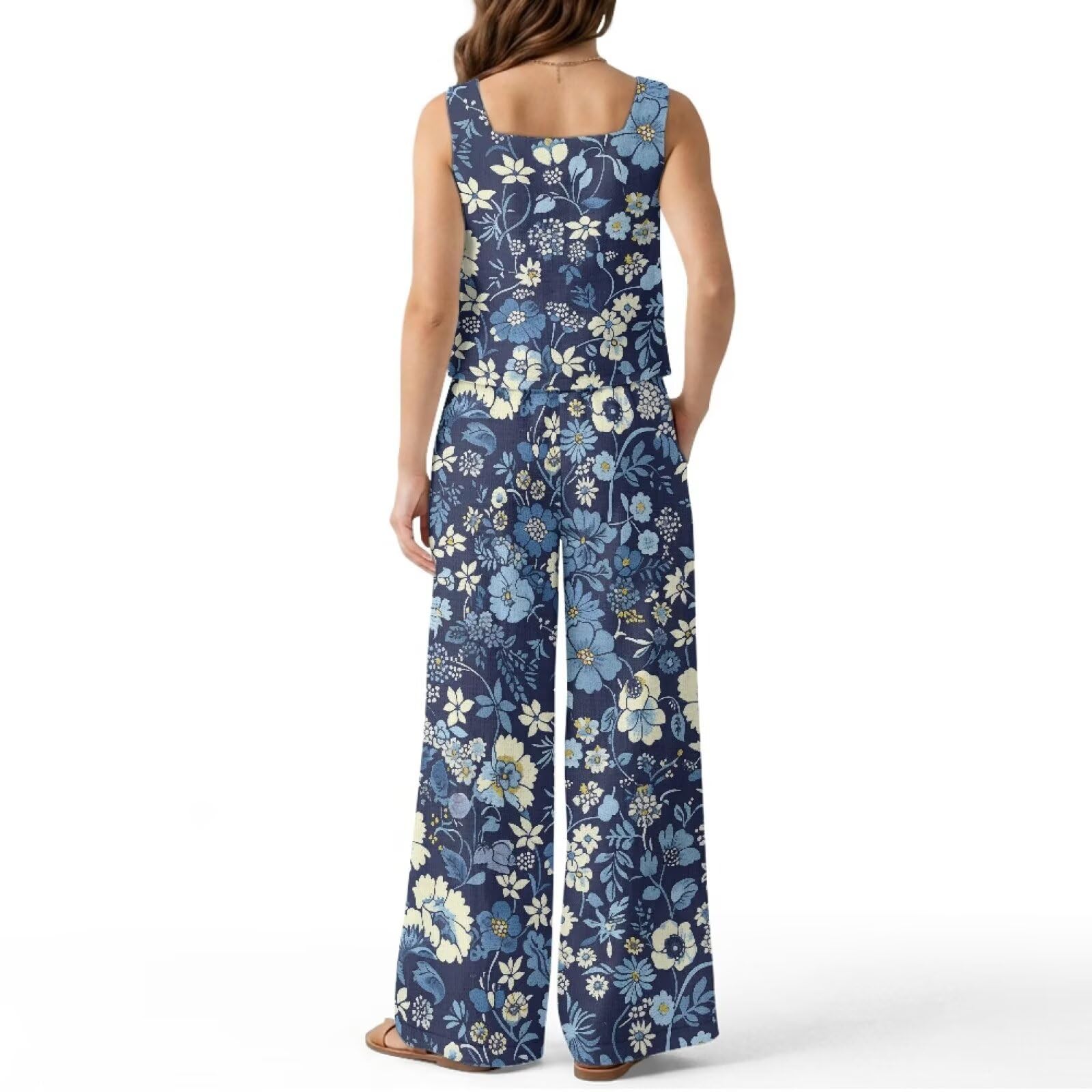 Xoenoiee Zweiteiliges Set für Damen, Sommer-Outfits, Lounge-Sets, Strandurlaub-Kleidung, Flughafen-Reisen, passende Outfits