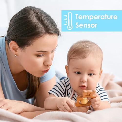 Miniatura 6 de nannio Cámara inteligente para monitor de bebé, acceso remoto Wi-Fi, cámara inteligente HD Pan-Tilt-Zoom para teléfono con audio de 2 vías, visión