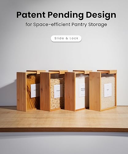Vista 5 de APT 1101 Dispensador de alimentos de 2 litros, organizadores y almacenamiento de cocina, recipientes de alimentos y dispensador de cereales