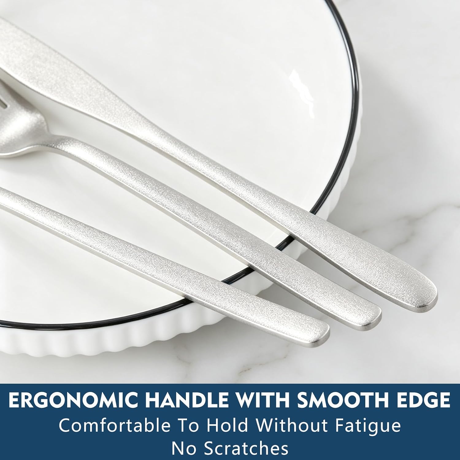 ZING TII Pure Titanium Spoon Set,4Pcs 7.8"Tablespoons