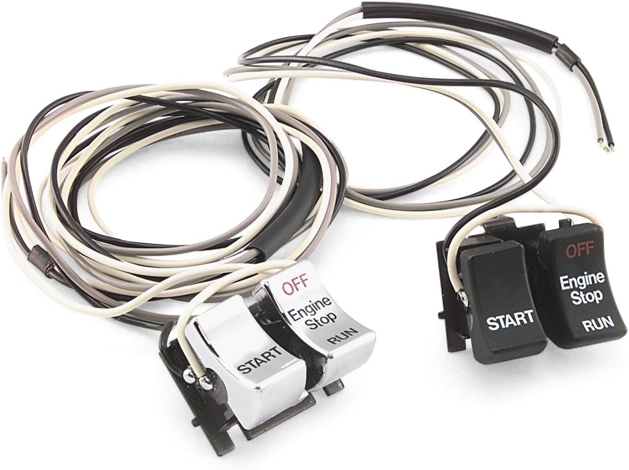 Biker's Choice Twin Power Chrome Stop/Start Switch