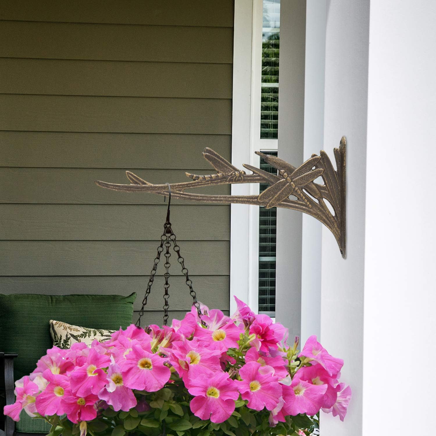 Whitehall Products Dragonfly Nature Hook, French Bronze