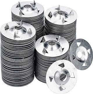 150 Pcs Foam Board Fasteners Washers for Installation of Foam Board Panels 1-1/8 Inch Metal Washers for Fixing Fastening Installation