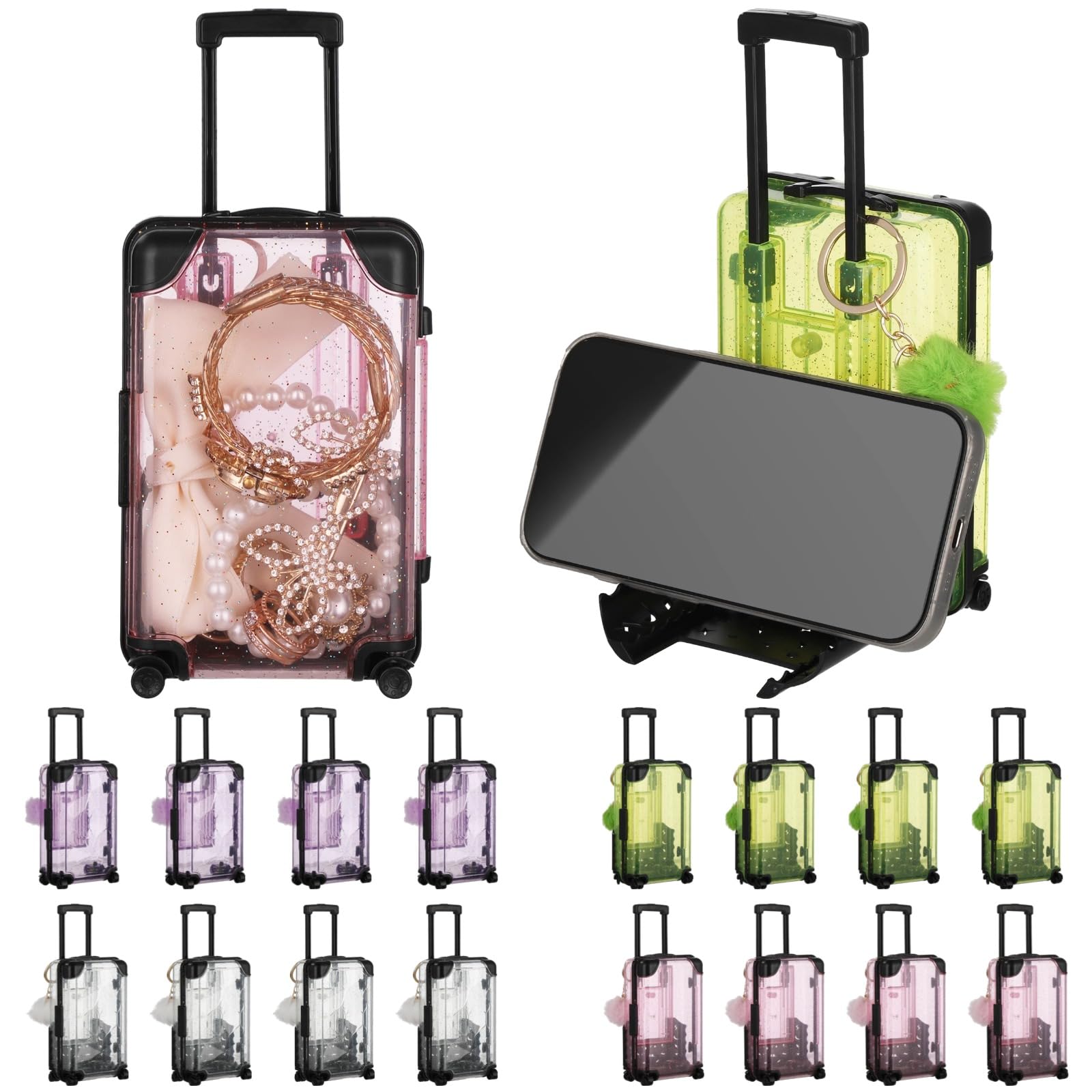 Mini valise de rangement avec porte-clés protège vos objets contre les chocs - 7