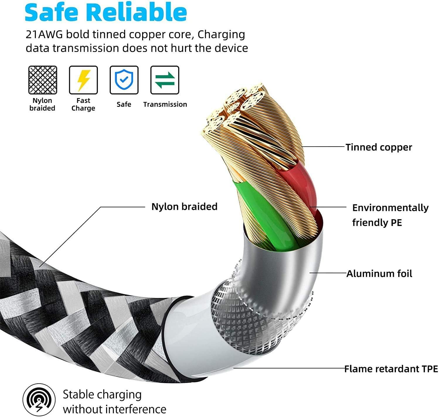 Fast iPhone Charger Cord,Apple USB C to Lightning Cable [Apple MFi Certified] 3Pack 10FT Super Quick iPhone Charging Cable,USBC to Lightning Cable For iPhone 14/13 Pro/12 MiNi/11/11Pro/XR/XS/8/AirPods